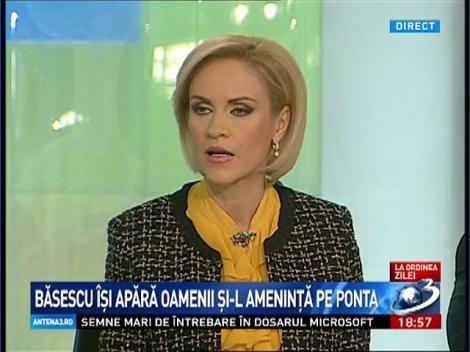 Gabriela Firea: Nu ai cum să te referi fără urmări, la faptul că unele persoane acuzate în dosarul Microsoft, au sau nu culpe