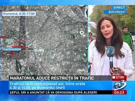 Weekendul dedicat alergătorilor de cursă lungă aduce şi RESTRICŢII DE TRAFIC în Capitală