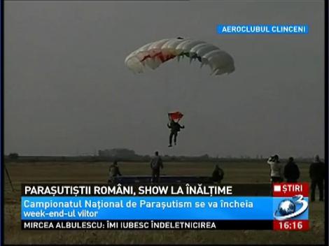 Paraşutiştii rom&acirc;ni, la &icirc;nălţime