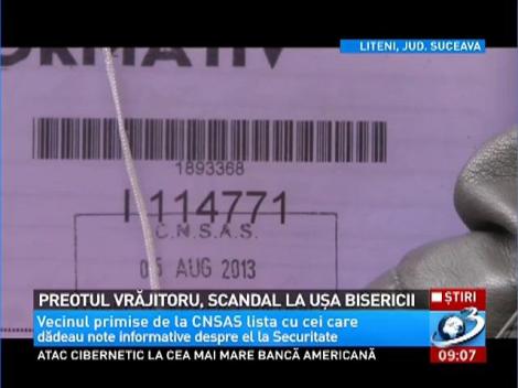 Preotul Vrăjitoru, scandal la uşa bisericii