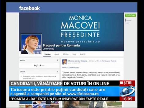 Candidaţii, vânătoare de voturi în mediul online