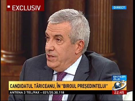 Mihai Gâdea inaugurează un super proiect TV. Candidatul Tăriceanu, în "Biroul preşedintelui"