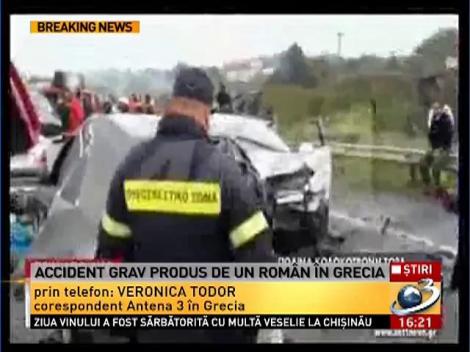 Cel puţin 3 MORŢI şi ZECI de răniţi, &icirc;n urma unui ACCIDENT RUTIER GRAV provocat de un rom&acirc;n &icirc;n Grecia