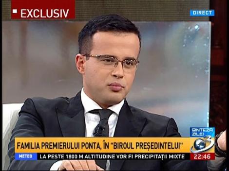 Familia premierului Ponta, &icirc;n "Biroul Preşedintelui"