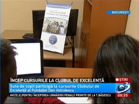 Încep cursurile Clubulului de Excelenţă al Fundaţiei Dan Voiculescu