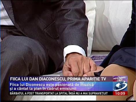 Fiica lui Dan Diaconescu, prima apariţie TV