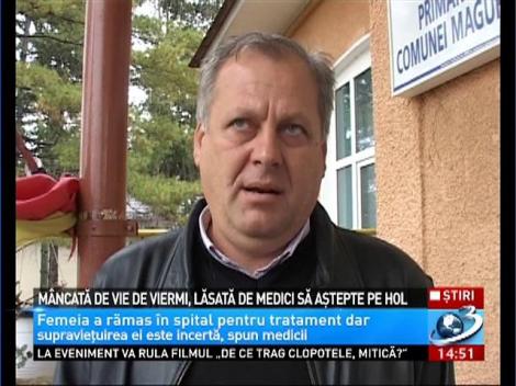 Caz şocant &icirc;ntr-o comună din Bacău! O bătr&acirc;nă a fost găsită cu o rană plină de viermi