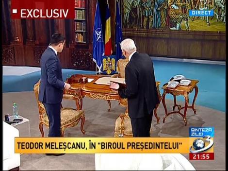 Teodor Meleşcanu, &icirc;n "Biroul Preşedintelui"