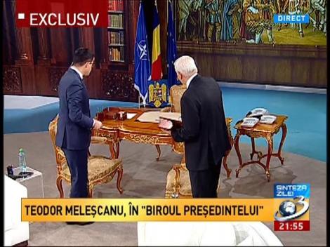 Teodor Meleşcanu, în "Biroul Preşedintelui"