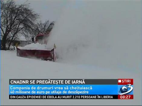 CNADNR vrea să dea 40 de MILIOANE de euro pe utilaje de deszăpezire