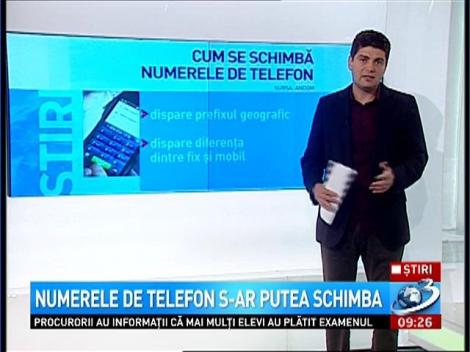 Numerele de telefon s-ar putea schimba