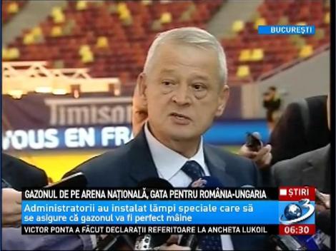 Gazonul de pe Arena Naţională, gata pentru România-Ungaria