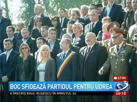 Emil Boc sfidează partidul pentru Elena Udrea