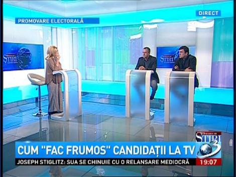 DIncolo de Știri: Cum "fac frumos" candidații la TV: Dan Diaconescu