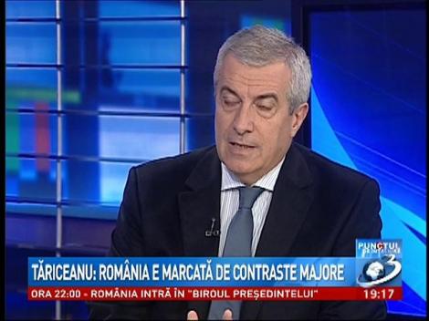 Tăriceanu: Rom&acirc;nia este marcată de contraste majore