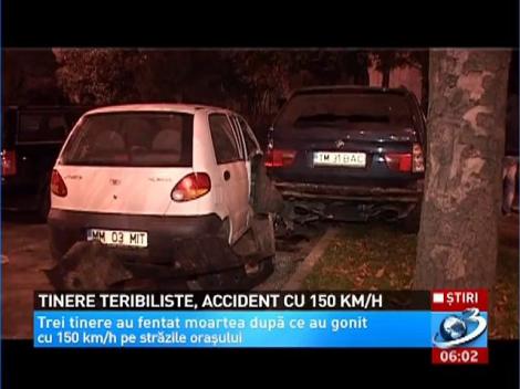 A fentat moartea la 150 km/h. Ce i s-a întâmplat şoferiţei după ce a pierdut controlul volanului