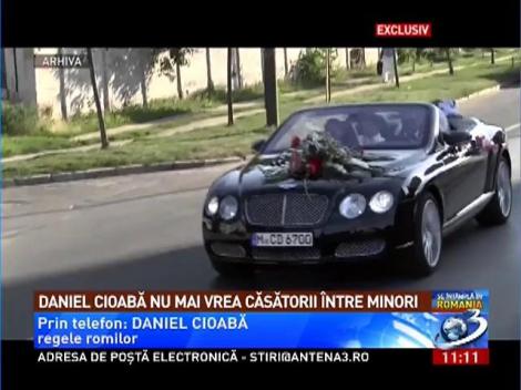 Daniel Cioabă nu mai vrea căsătorii &icirc;ntre minori