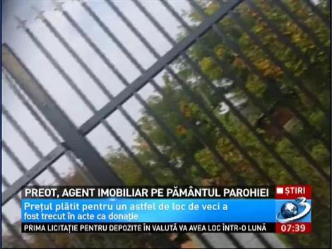 Preot, agent imobiliar pe pământurile parohiei