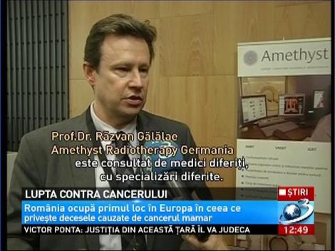 Rom&acirc;nia ocupă primul loc &icirc;n Europa &icirc;n topul deceselor cauzate de cancerul mamar