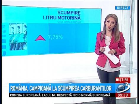 România, campioană la scumpirea carburanților