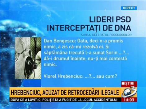 DNA cere arestarea lui Hrebenciuc