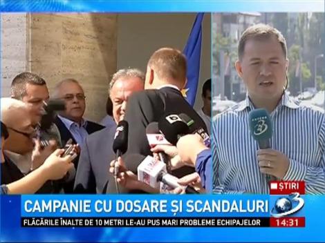 Campanie cu dosare şi scandaluri