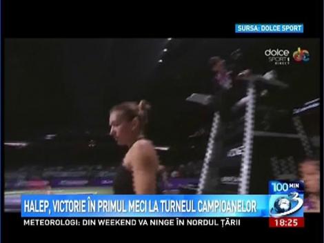 Halep, victorie în primul meci la turneul campioanelor