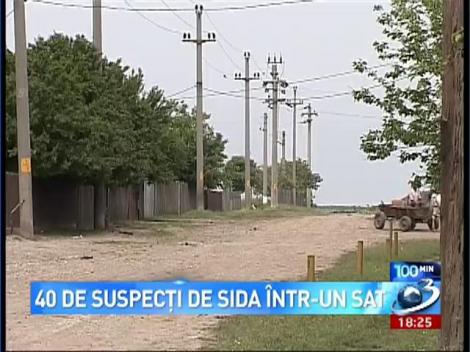 40 de suspecţi SIDA &icirc;ntr-un sat din Dolj