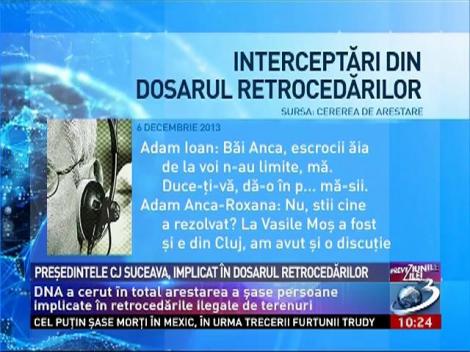 Preşedintele CJ Suceava, implicat în dosarul retrocedărilor