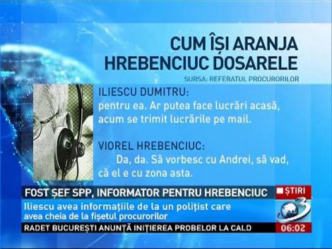 Fost şef SPP, informator pentru Hrebenciuc