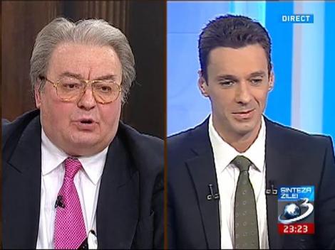 Cum comentează situația politică din Rom&acirc;nia, Mircea Badea și Vadim Tudor: Rupeam șira spinării mafiei rom&acirc;nești și internaționale