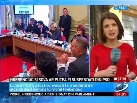 Hrebenciuc şi Şova ar putea fi suspendaţi din PSD