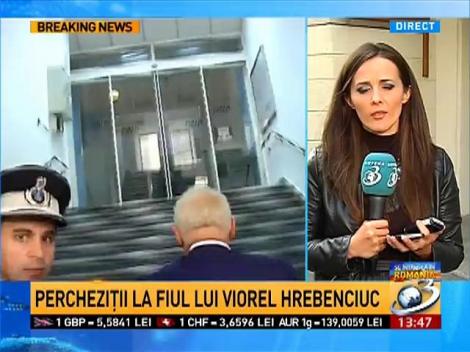 Percheziţii la fiul lui Viorel Hrebenciuc