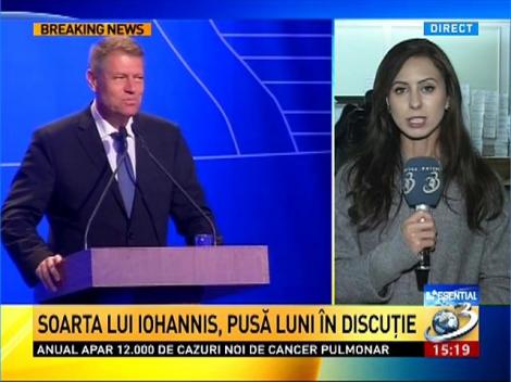 Soarta lui Klaus Iohannis, pusă luni în discuţia ÎCCJ