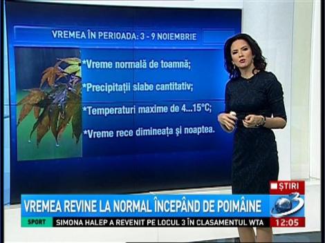 Vremea ne pregăteşte o nouă surpriză! Cum se va schimba începând de poimâine