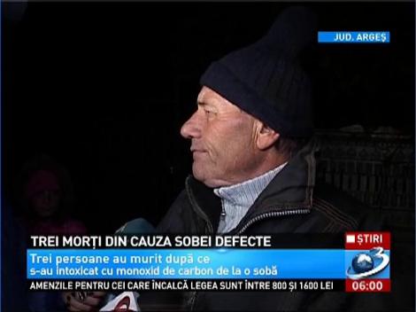 Trei morţi din cauza unei sobe defecte