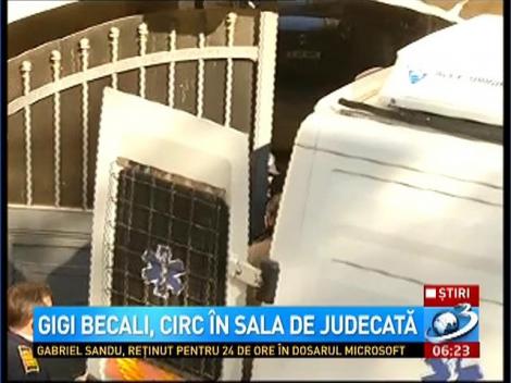 Gigi Becali, circ în sala de judecată