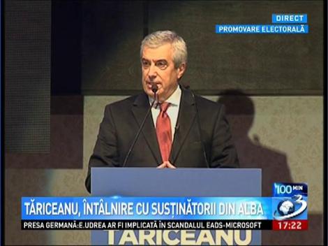 Tăriceanu, întâlnire cu susţinătorii din Alba