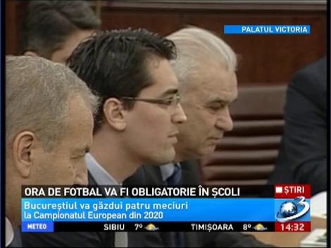 Ora de fotbal va fi obligatorie în şcoli