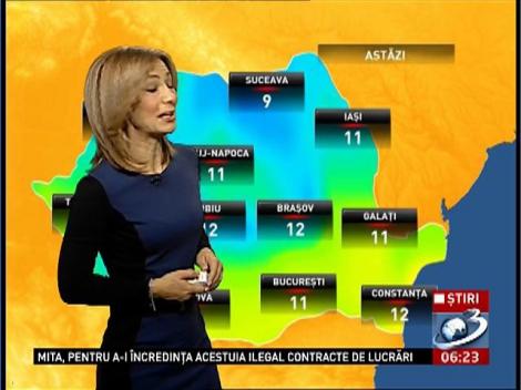 Prognoza meteo 30.10.2014