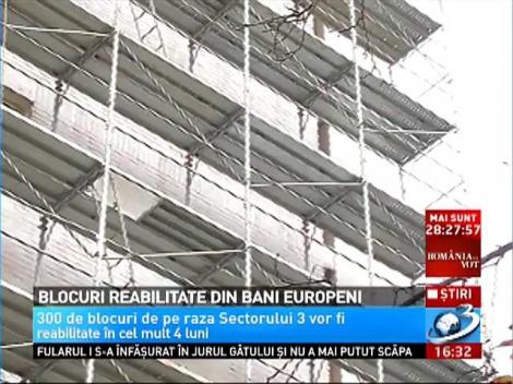 În sectorul 3, a început procesul de reabilitare a blocurilor cu bani europeni