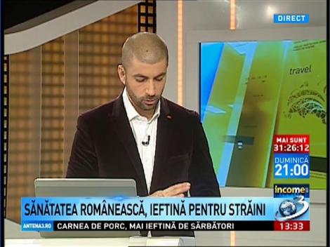 Ionuţ Leahu: 5% din cifra de afaceri a fost adusă de pacienţii veniţi din afară