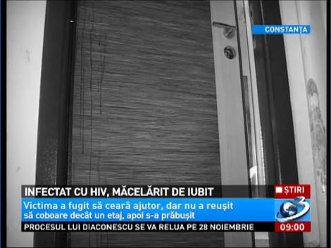 Infectat cu HIV, măcelărit de iubit