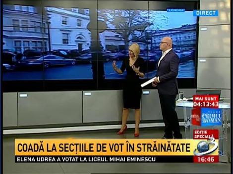 Coadă la secţiile de vot din străinătate