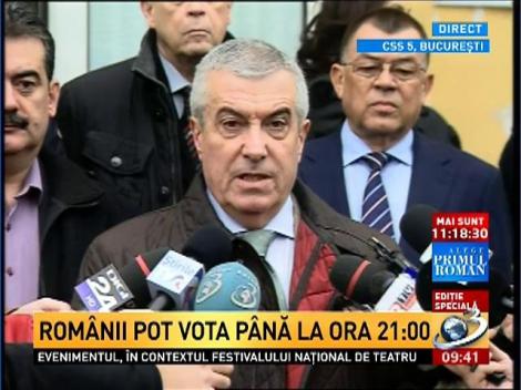 Ce a declarat Călin Popescu Tăriceanu după ce a votat