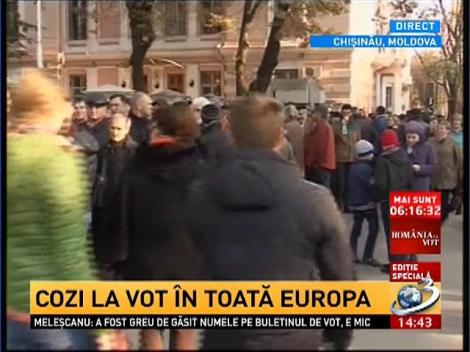 "Vrem o viaţă mai bună". Cozi la vot &icirc;n toată Europa