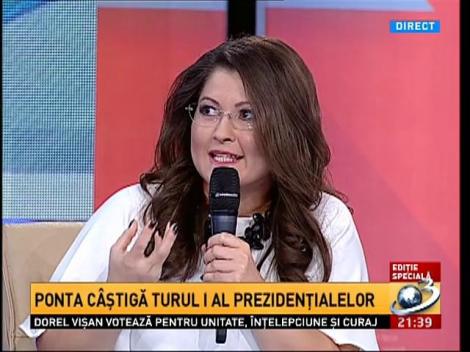 Oana Stancu: Este îngrijorător faptul că un astfel de produs precum Macovei reuşeşte să prostească atâta lume