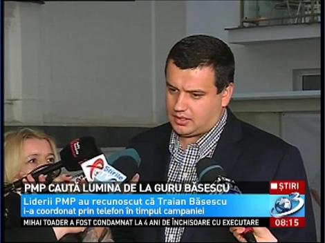 Vicepreşedintele PMP a recunoscut că Băsescu i-a coordonat prin telefon &icirc;n timpul campaniei