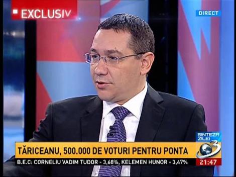 Victor Ponta: Eu l-am căutat pe Tăriceanu şi eu i-am făcut această propunere