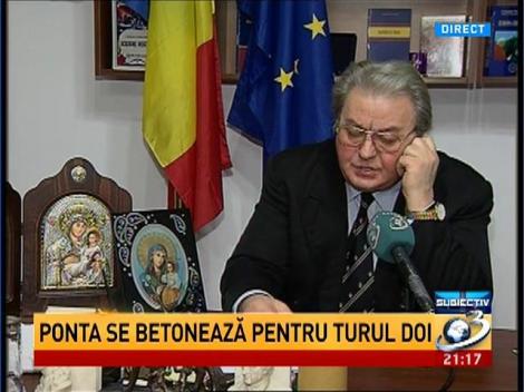 Vadim Tudor: Nu &icirc;i voi face campanie lui Victor Ponta, dar ţara asta trebuie condusă